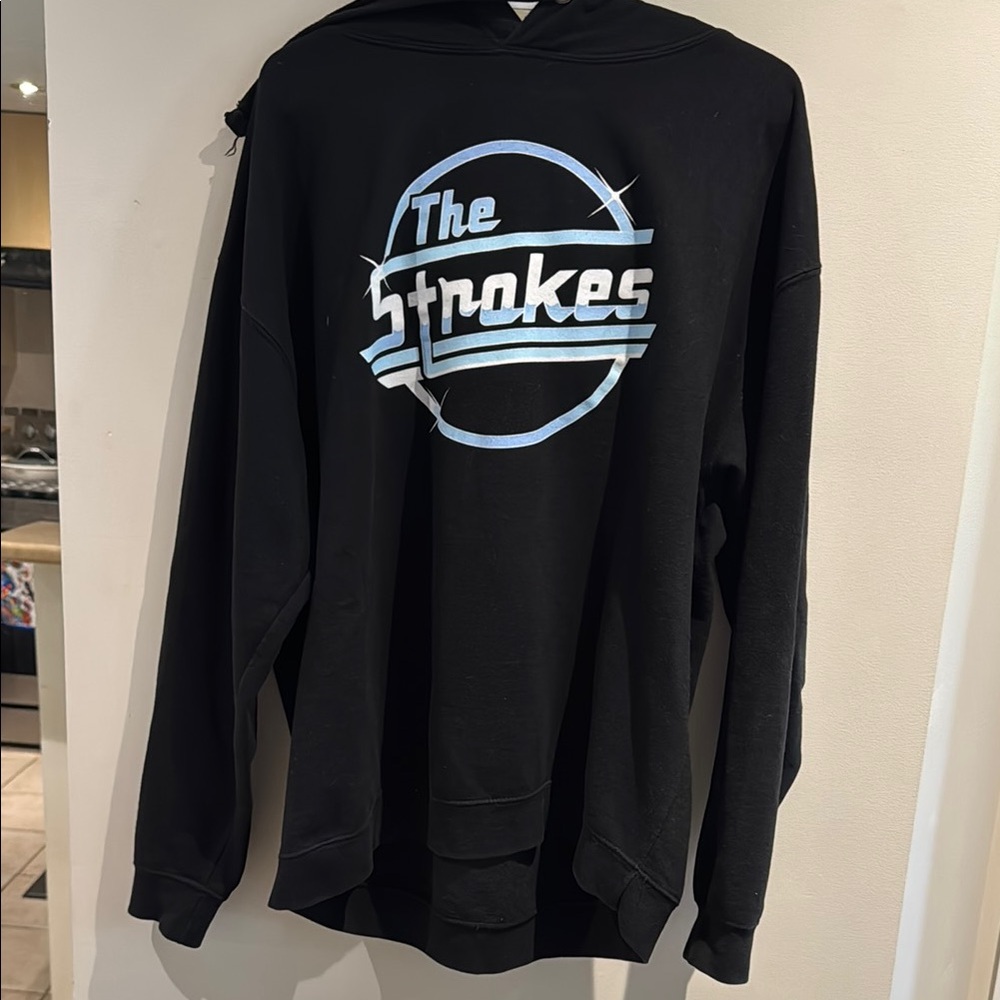 Black The Strokes Hoodie [purchased at Vancouver show March 5, 2020]
